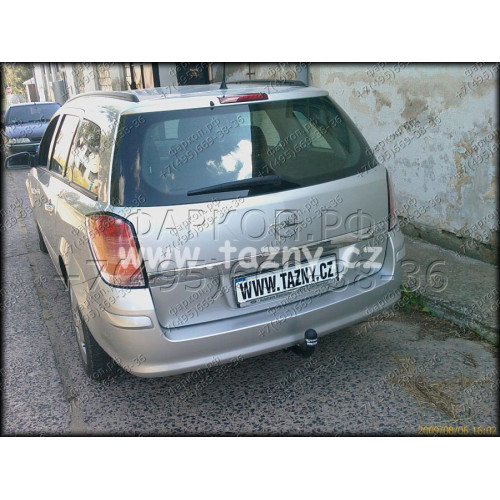 O-140 STEINHOF Фаркоп на Opel Astra III (H) универсал 10/2004-2010 без подрезки бампера. Тип шара: A. Нагрузки: 1650/75 кг, масса фаркопа 18,8 кг (без электрики в комплекте)